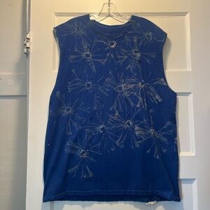 Champion Blue Painted Muscle Tee